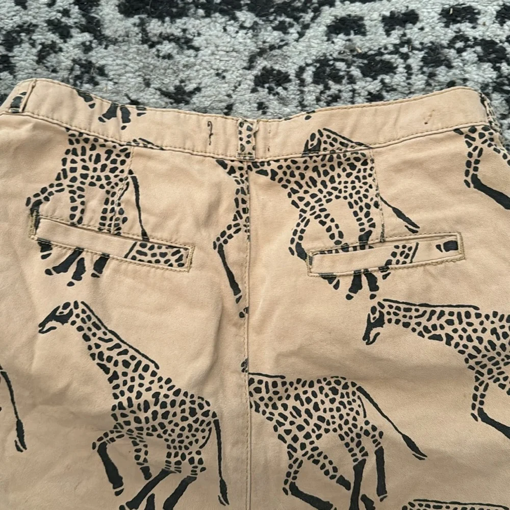 Topshop EUC Giraffe African Women Cargo Snorts - Picture 3 of 16
